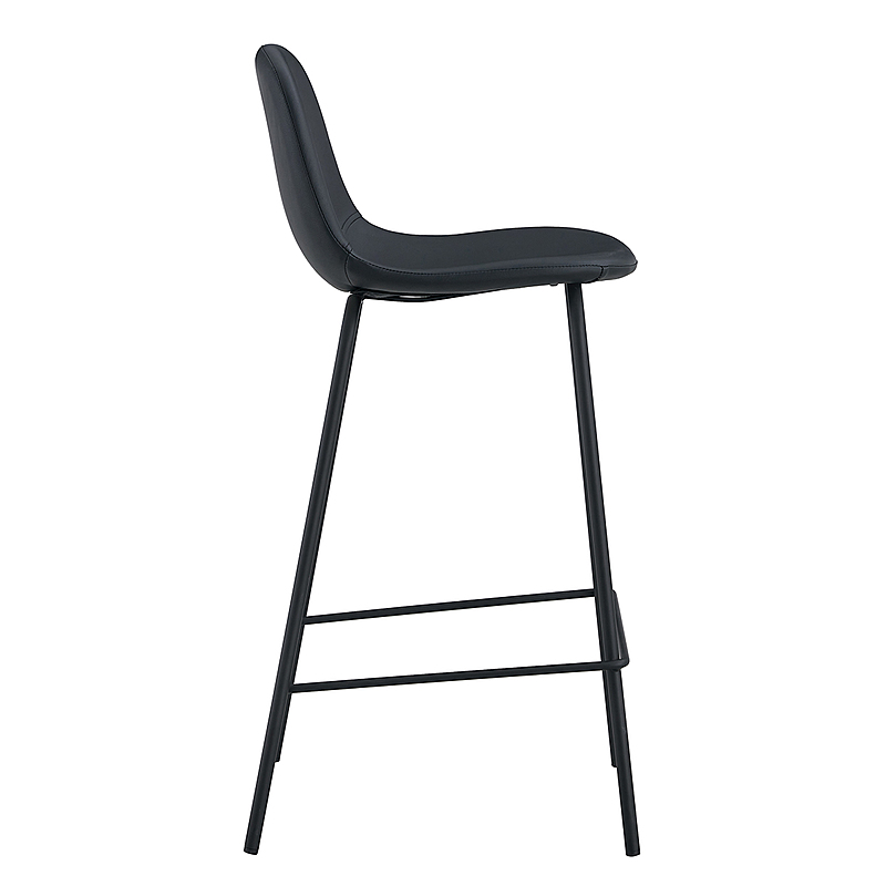 SARMIENTO Set of 2 Leatherette Bar Stool 8 SARMIENTO Set of 2 Leatherette Bar Stool