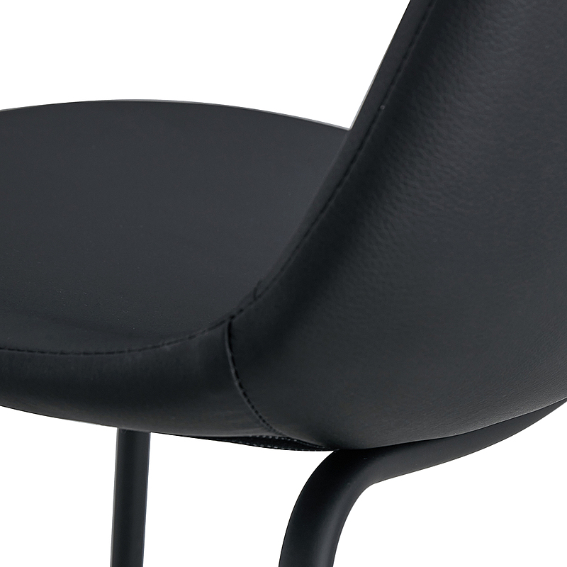 SARMIENTO Set of 2 Leatherette Bar Stool 10 SARMIENTO Set of 2 Leatherette Bar Stool