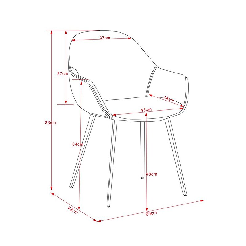 FORDS Set of 2 Dining Chair 20 FORDS Set of 2 Dining Chair