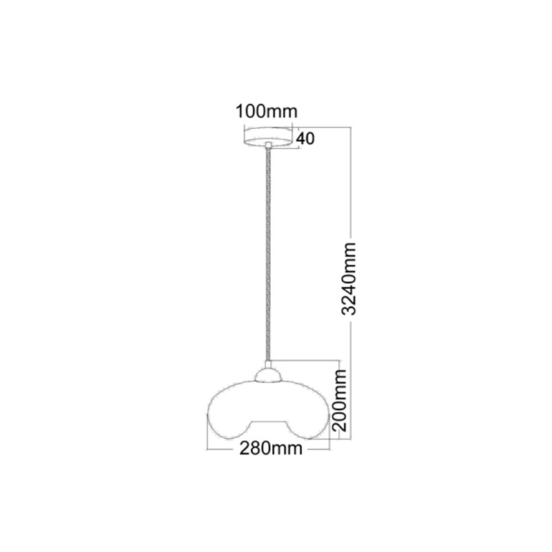 MASSENA Oval Ceiling Pendant 4 MASSENA Oval Ceiling Pendant