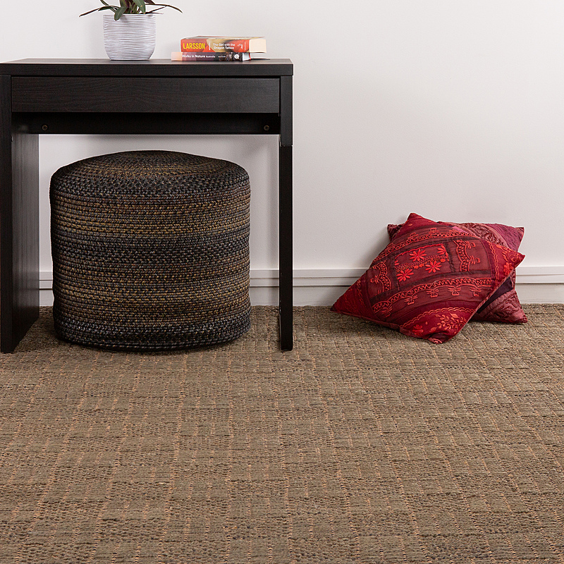 JUTE GRID Floor Rug 1 JUTE GRID Floor Rug