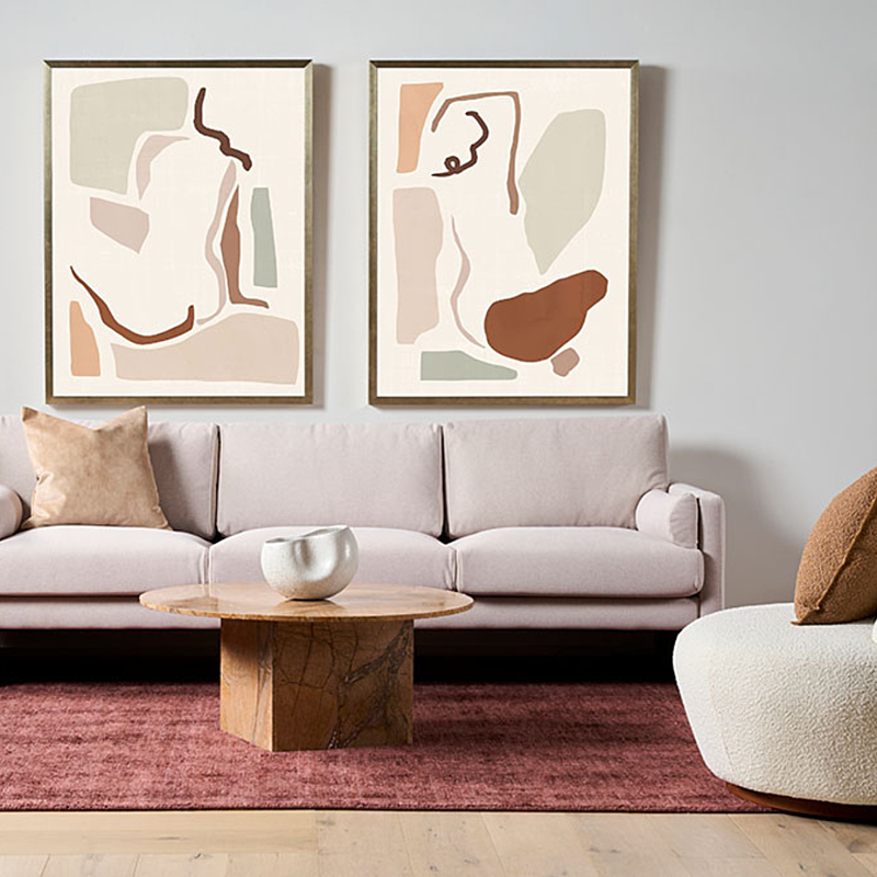 LOUNGE ABSTRACT II Stretched Canvas 1 LOUNGE ABSTRACT II Stretched Canvas