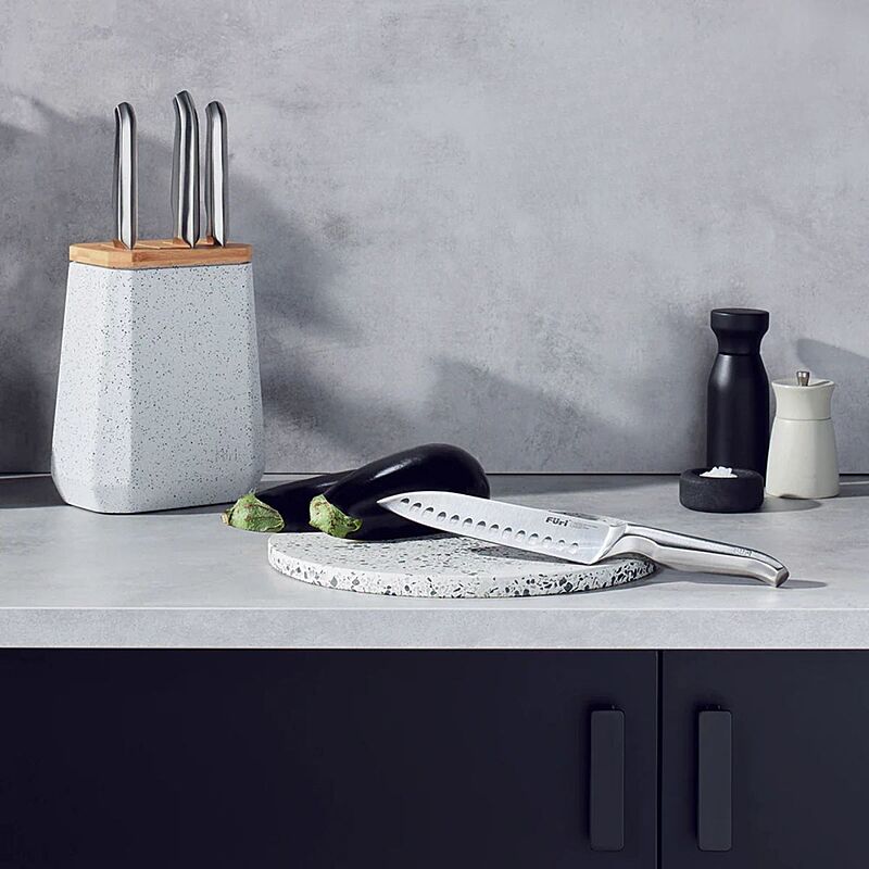 PRO STONE Set of 5 Knife Block 1 PRO STONE Set of 5 Knife Block