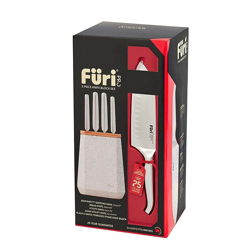 PRO STONE Set of 5 Knife Block 8 PRO STONE Set of 5 Knife Block