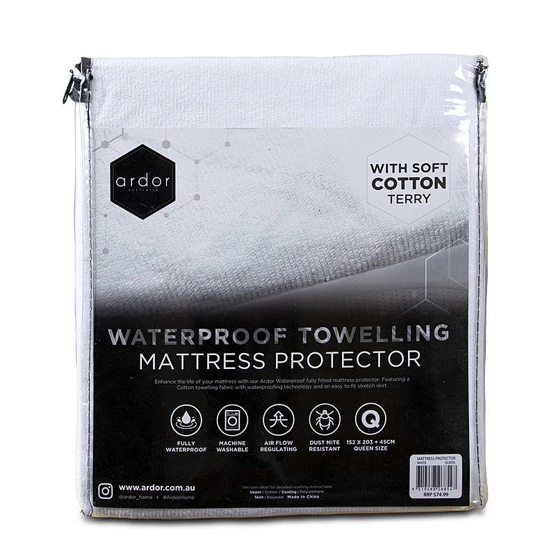 ARDOR TOWELLING Waterproof Mattress Protector 4 ARDOR TOWELLING Waterproof Mattress Protector