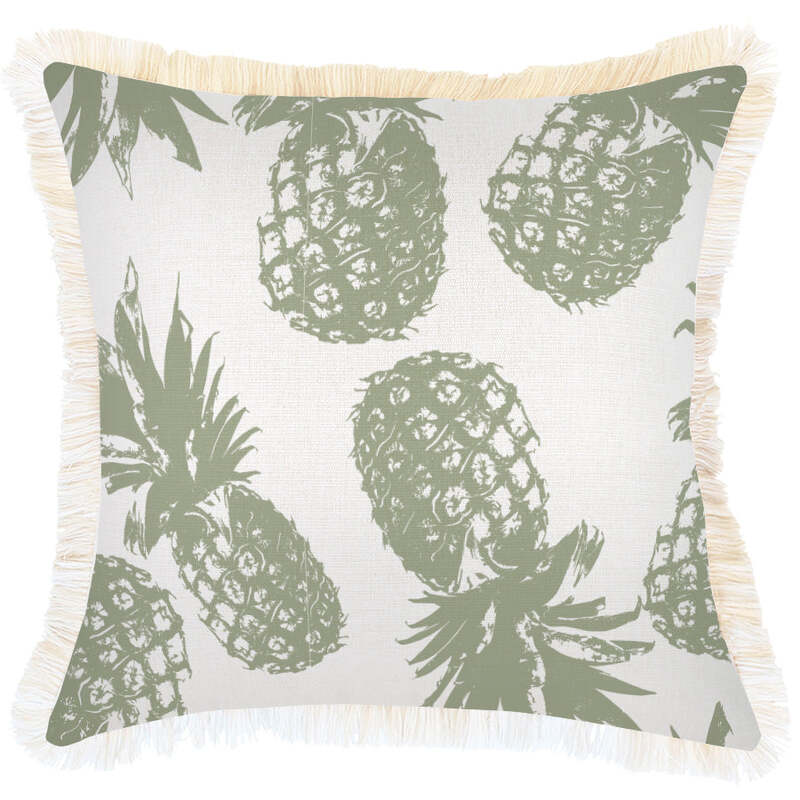 NANAKO Cushion Cover with Fringe