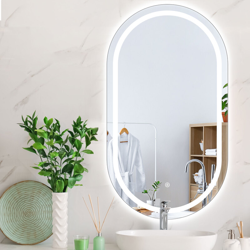 FUJITA Oval LED Wall Mirror 1 FUJITA Oval LED Wall Mirror