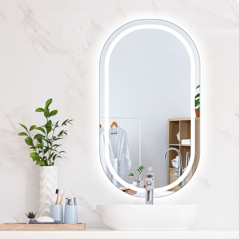 FUJITA Oval LED Wall Mirror 10 FUJITA Oval LED Wall Mirror
