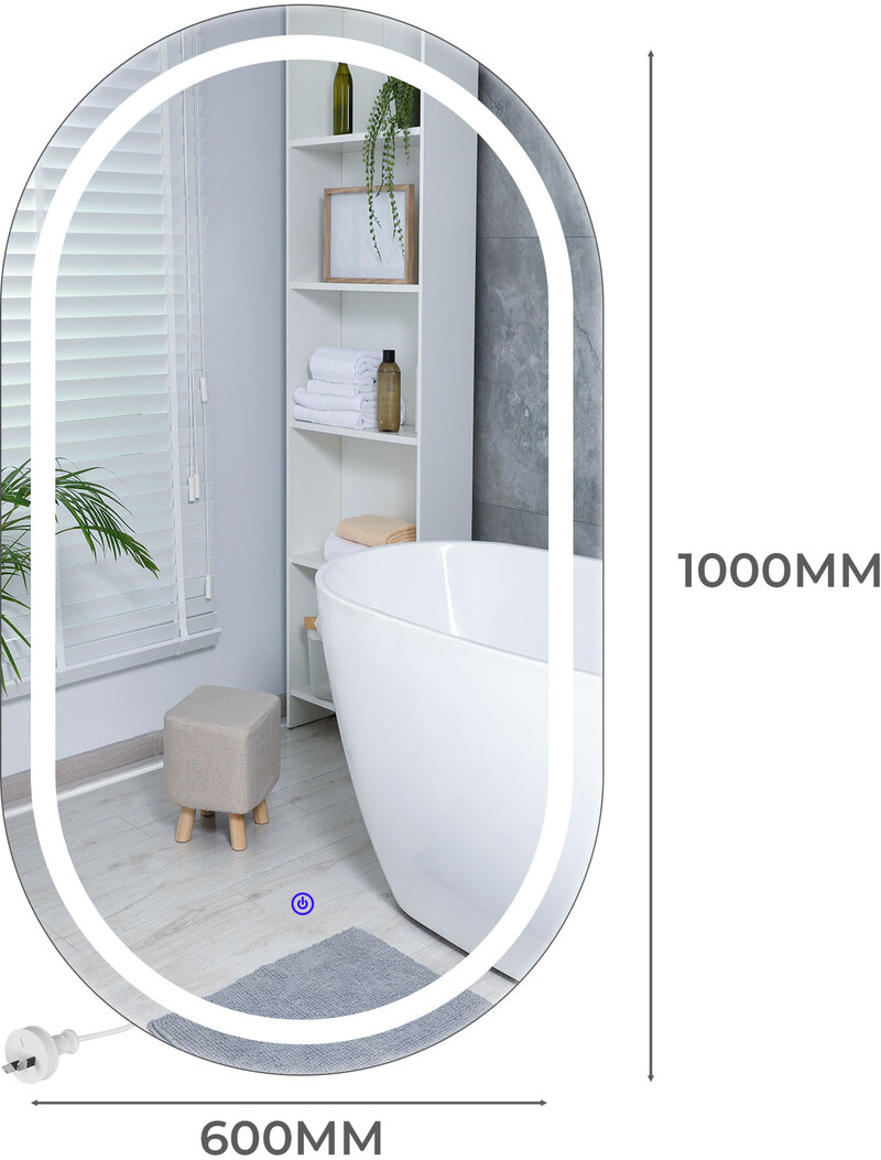 FUJITA Oval LED Wall Mirror 16 FUJITA Oval LED Wall Mirror