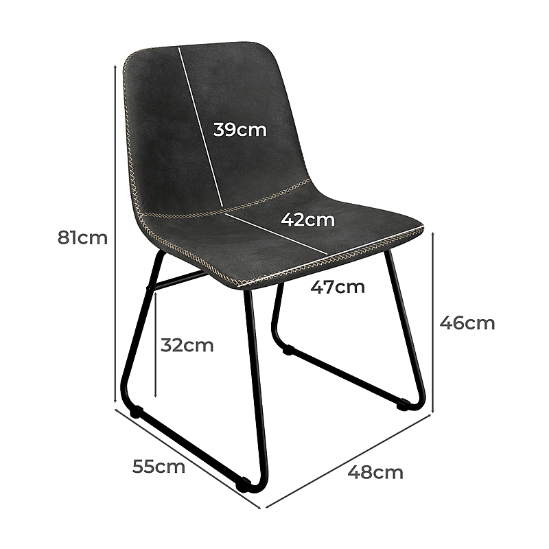 KAMATA Set of 2 Dining Chair 16 KAMATA Set of 2 Dining Chair