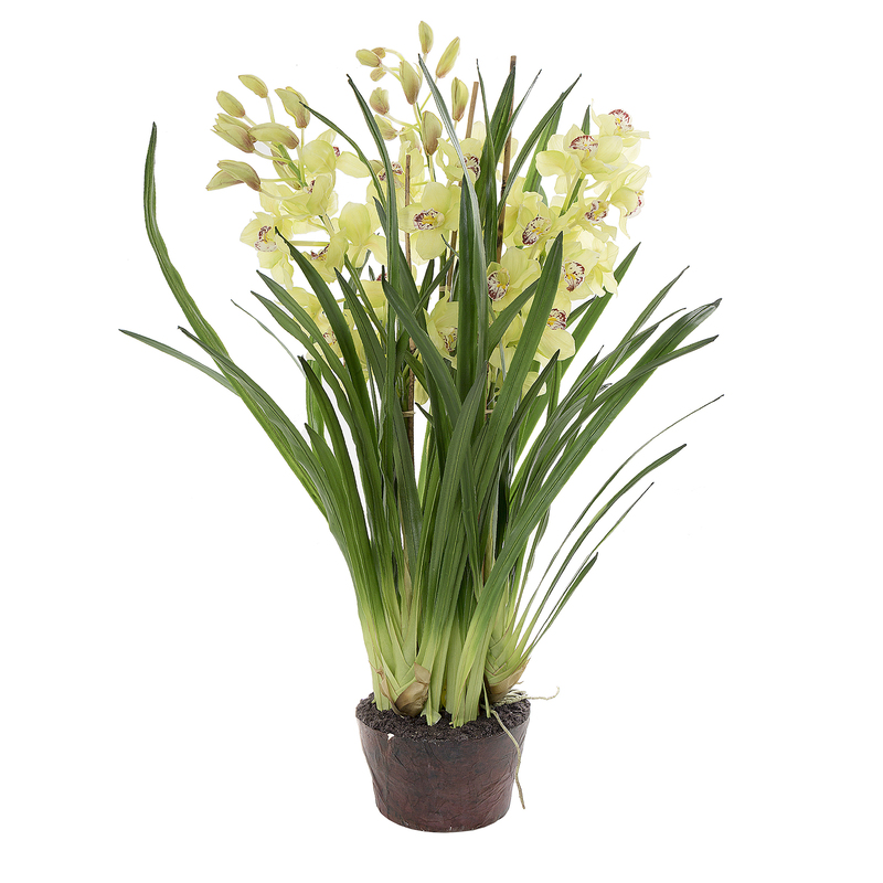 CYMBIDIUM PLANT Faux Flower