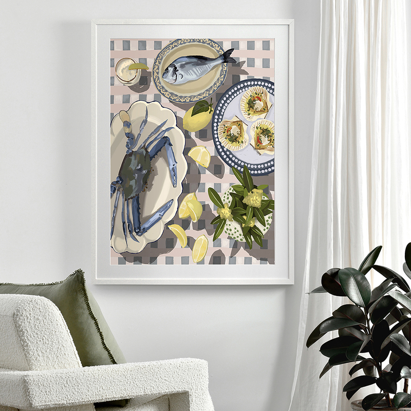 SUNSET FEAST Framed Print 1 SUNSET FEAST Framed Print
