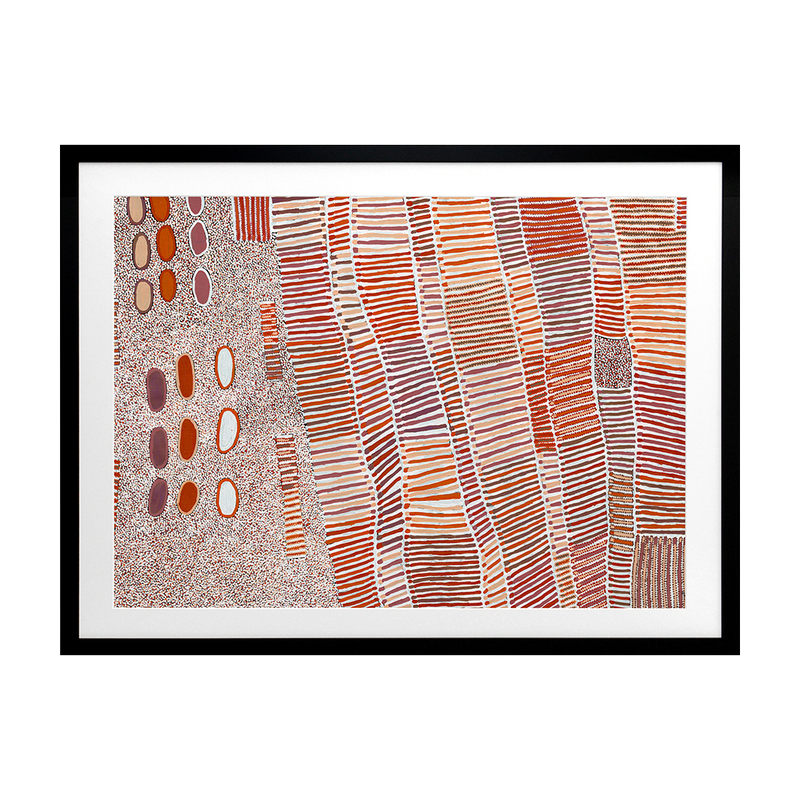 LUPUL JUKURRPA RED Framed Print 4 LUPUL JUKURRPA RED Framed Print
