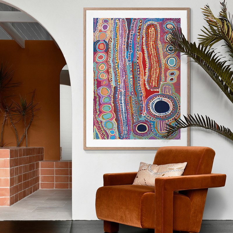 MALIKIJARRA JUKURRPA Framed Print 1 MALIKIJARRA JUKURRPA Framed Print