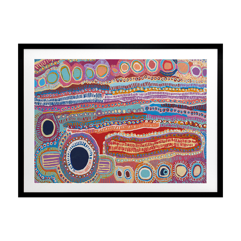 MALIKIJARRA JUKURRPA Framed Print 4 MALIKIJARRA JUKURRPA Framed Print