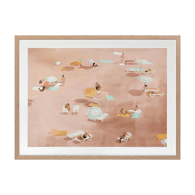 UNDER THE SUN WARM BROWN Framed Print 4 UNDER THE SUN WARM BROWN Framed Print