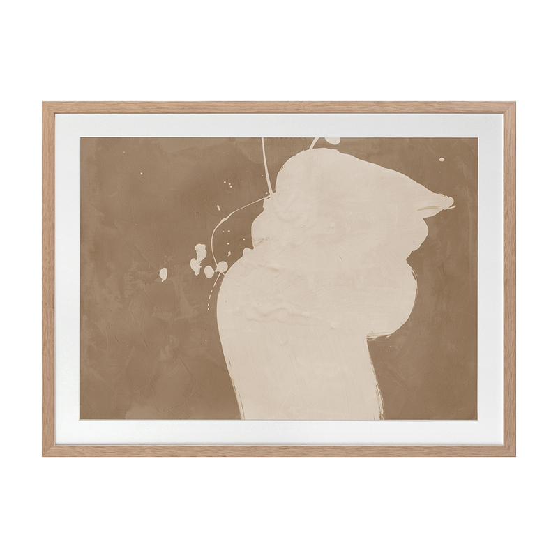IMPERFECT BEAUTY BROWN I Framed Print With Mat L 4 IMPERFECT BEAUTY BROWN I Framed Print With Mat L